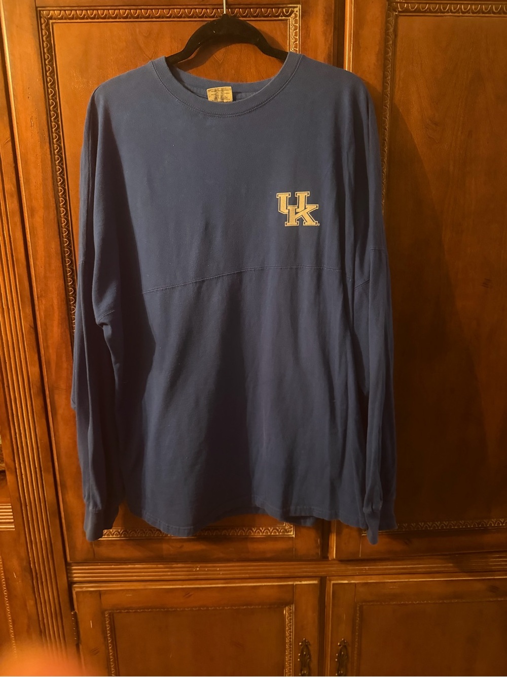 Pressbox Royal Blue Crewneck Tag-Detail Tee